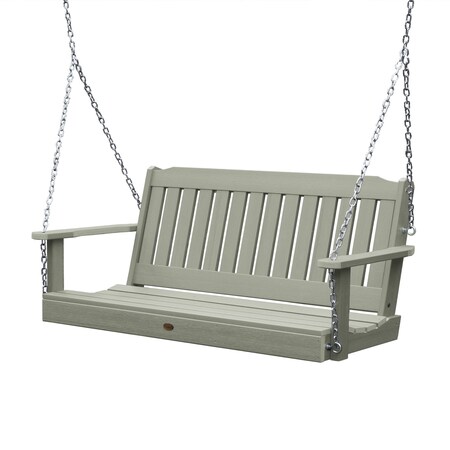 Highwood Usa 5ft Lehigh Porch Swing Outdoor Furniture for Patio, Backyard, Garden AD-PORL1-EUC